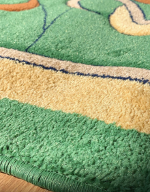 Синтетичний килим Frize Vrezanny 5247A green - высокое качество по лучшей цене в Украине.